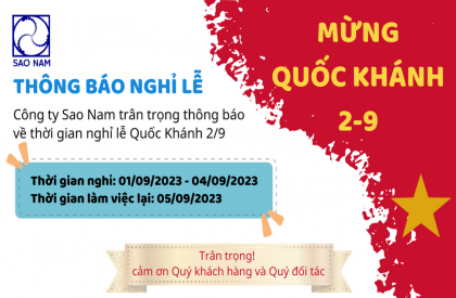 Thông Báo Nghỉ Lễ Quốc Khánh 2-9 